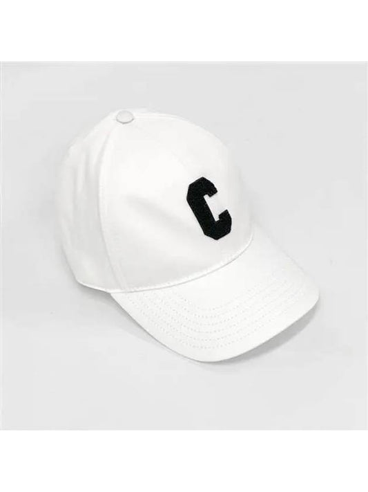 2AUY8969P Initial Logo Baseball Cap Hat 1021582 - CELINE - BALAAN 1