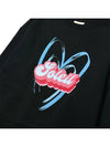 Brushed Options Soleil Painted Heart Sweat Shirts BLACK - LE SOLEIL MATINEE - BALAAN 3