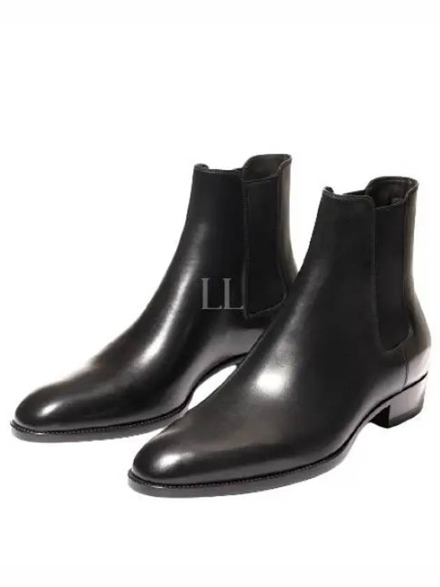 Classic Wyatt Chelsea Boots Black - SAINT LAURENT - BALAAN 2