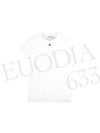 Embroided ORB Peru Short Sleeve T-Shirt White - VIVIENNE WESTWOOD - BALAAN 3