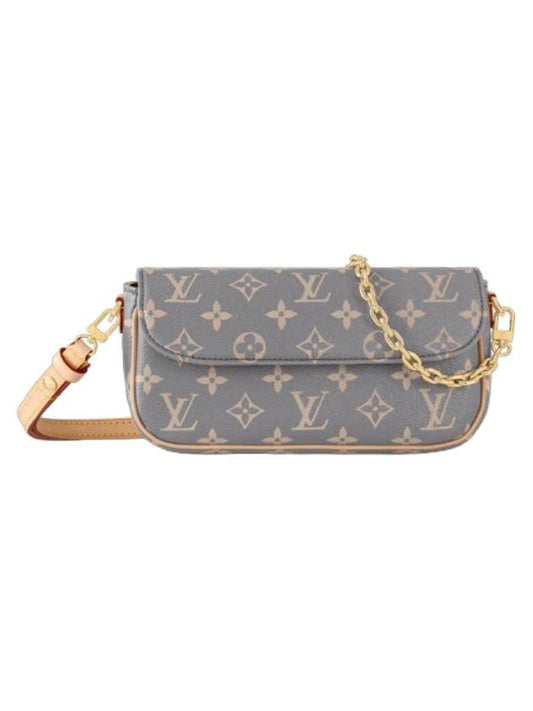 Ivy Chain Long Wallet Grey - LOUIS VUITTON - BALAAN 1