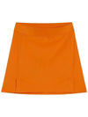 Short Skirt GWSD07948 I068 Orange - J.LINDEBERG - BALAAN 2