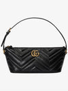 GG Marmont Shoulder Bag Black - GUCCI - BALAAN 4