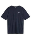 Ade Regular Fit Short Sleeve T-Shirt  JL Navy - J.LINDEBERG - BALAAN 2