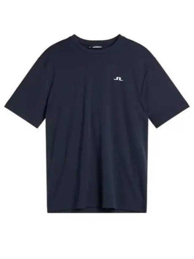 Ade Regular Fit Short Sleeve T-Shirt  JL Navy - J.LINDEBERG - BALAAN 2