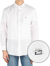 Men's Logo Long Sleeve Shirt White - ETRO - BALAAN.