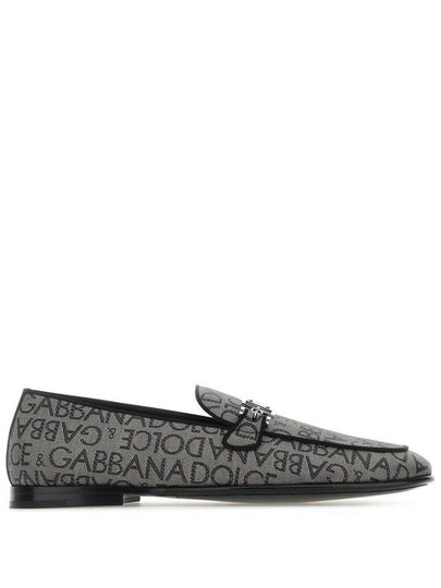 logo print loafers gray - DOLCE&GABBANA - BALAAN 2