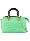 By The Way Small Leather Tote Bag Green - FENDI - BALAAN 3