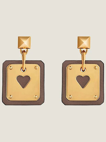 Heart AS DE Coeur Earrings Women's Earrings - HERMES - BALAAN 1