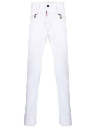 Men's Cool Guy Straight Pants White - DSQUARED2 - BALAAN 2