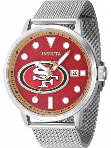 Invicta Nfl San Francisco 49ers Quartz Red Dial Men's Watch 47971 - INVICTA - BALAAN 1