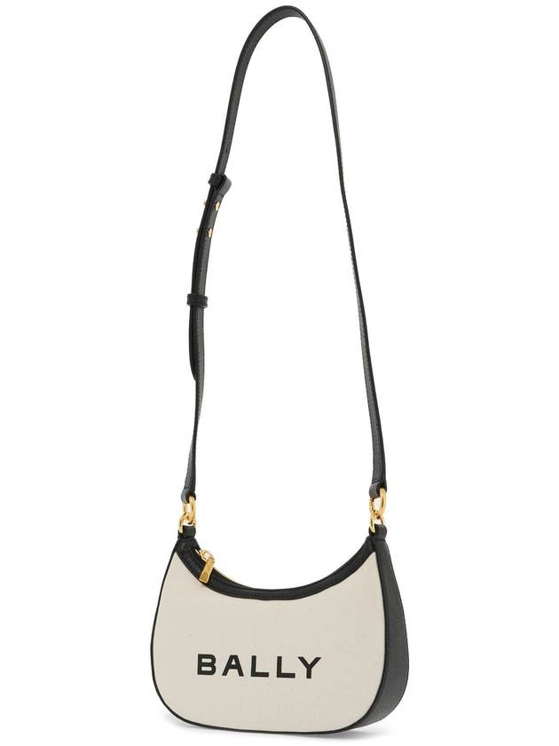 Ellipse Bar Logo Print Cross Bag White - BALLY - BALAAN 4