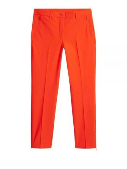 Pia Mid-Rise Crop Pants Tangerine Tango - J.LINDEBERG - BALAAN 2