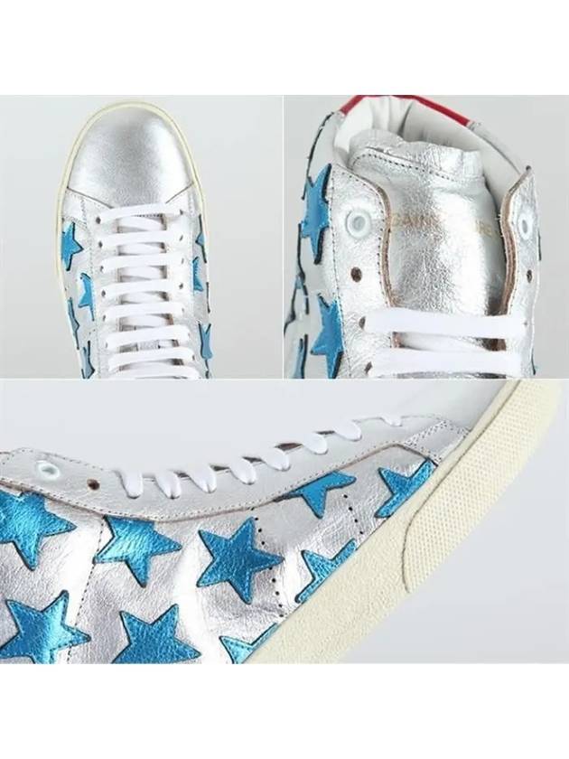 Star Patch High Top 377341 BSZ10 8143 - SAINT LAURENT - BALAAN 3