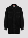 long sleeve shirt CB0082 900 BLACK - ACNE STUDIOS - BALAAN 1