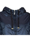 Greenh Water Repellent Hooded Padding Navy - MAX MARA - BALAAN 4