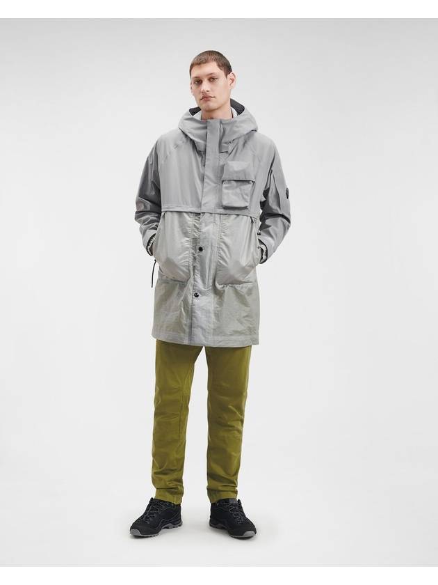 Goretex Infinium Lens Patch Parka Grey - CP COMPANY - BALAAN 6