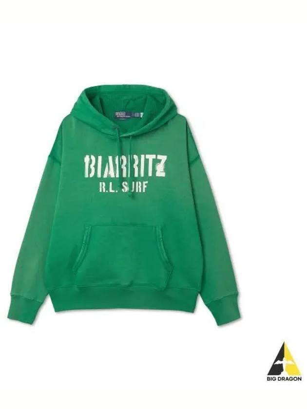 graphic long sleeve hoodie green - POLO RALPH LAUREN - BALAAN 1