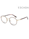 Glasses Frame VES987FS 004AS Round Titanium Men Women - ESCADA - BALAAN 2