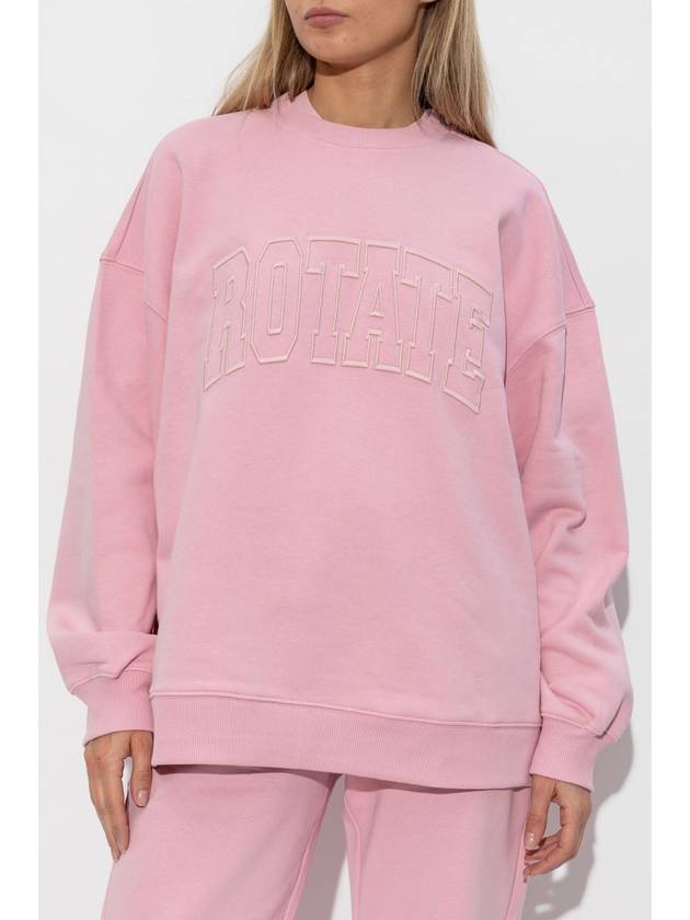 ROTATE Sweatshirt With Logo, Women's, Pink - ROTATE - BALAAN 3