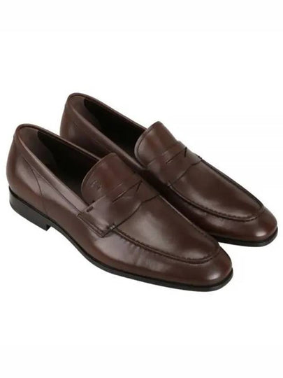 Men's Penny Leather Loafers Brown - TOD'S - BALAAN 2