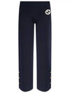 Interlocking G Wide Pants Navy - GUCCI - BALAAN 2