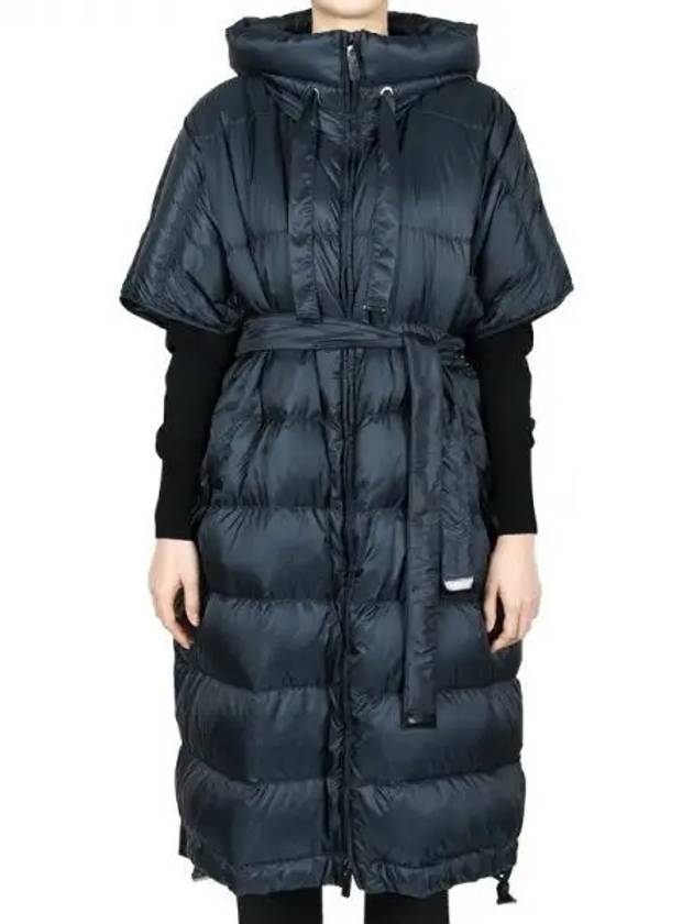 The Cube Seica Down Cape Jacket Navy - MAX MARA - BALAAN 2