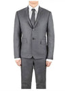 Men's Wool High Armhole Fit 3 Suit Medium Gray - THOM BROWNE - BALAAN 2