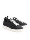 Starter Leather Low Top Sneakers Black - GOLDEN GOOSE - BALAAN 2