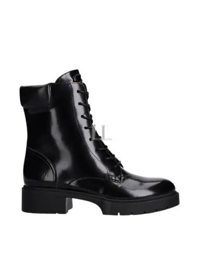 Leighton Leather Middle Boots Black - COACH - BALAAN 2