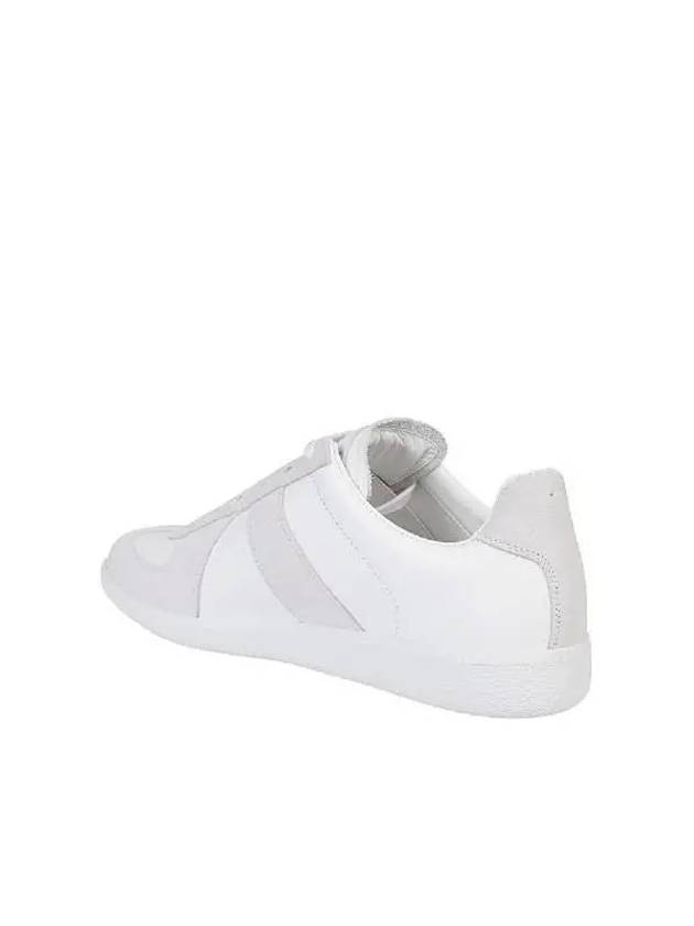 Men's Replica Leather Suede Low Top Sneakers White - MAISON MARGIELA - BALAAN 4