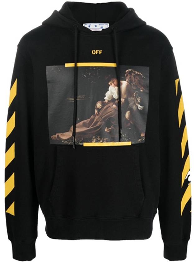 Caravaggio Saint Francis Hoodie Black - OFF WHITE - BALAAN 2