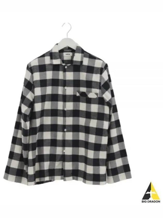 Flannel Pajamas Shirt SWT BKG - TEKLA - BALAAN 1