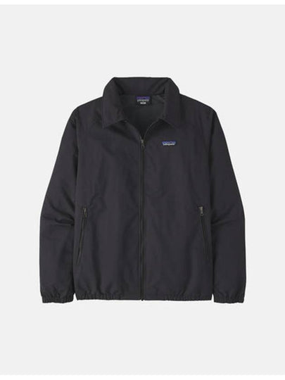 Men's Baggies Logo Patch Zip Pocket Zip-Up Jacket Ink Black - PATAGONIA - BALAAN 2