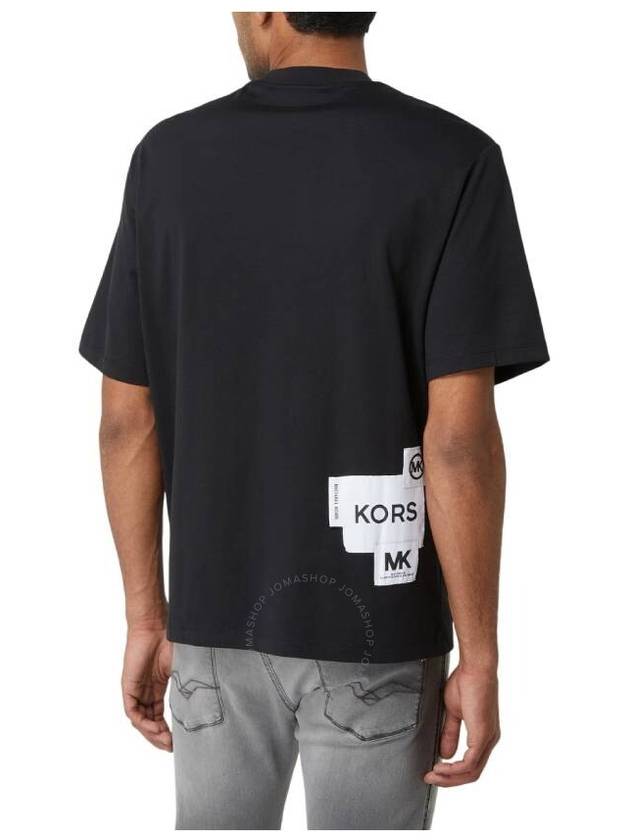 Michael Kors Logo Short Sleeve Cotton T-Shirt, Size Large - MICHAEL KORS - BALAAN 3