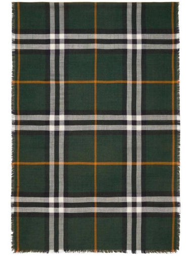 Unfinished cut check scarf 8090749 - BURBERRY - BALAAN 1