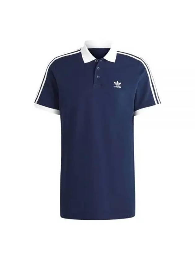 Adicolor Classic Three Stripes Polo Shirt Indigo KR - ADIDAS - BALAAN 1