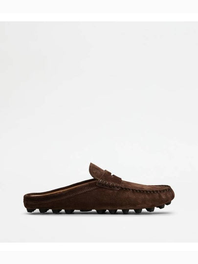 Gommino Bubble Suede Bloafers Brown - TOD'S - BALAAN 2