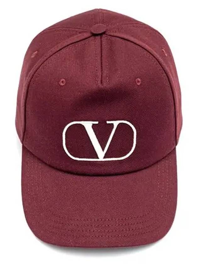 V logo ball cap red - VALENTINO - BALAAN 3