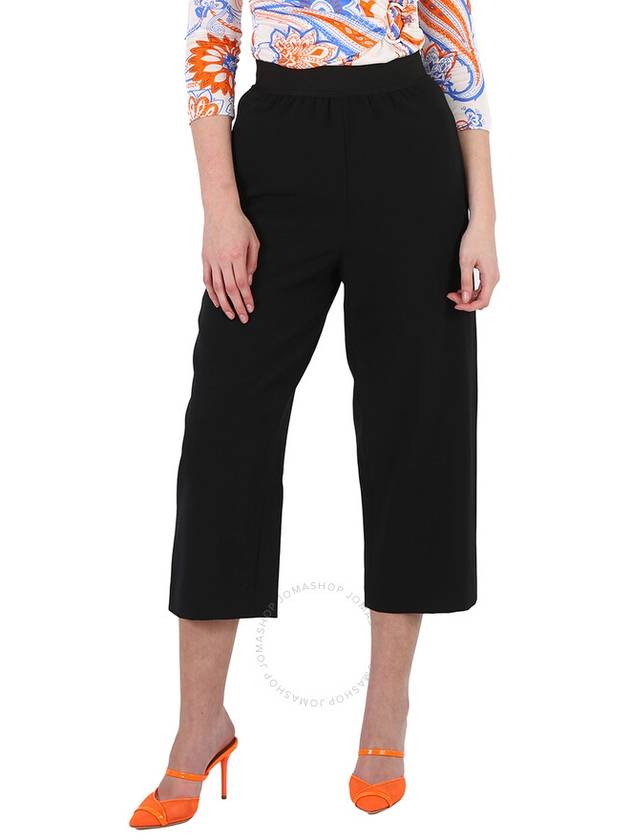 Stella McCartney Ladies Black Flared Cropped Tailored Trousers, Brand Size 36 (Brand Size 2) - STELLA MCCARTNEY - BALAAN 1