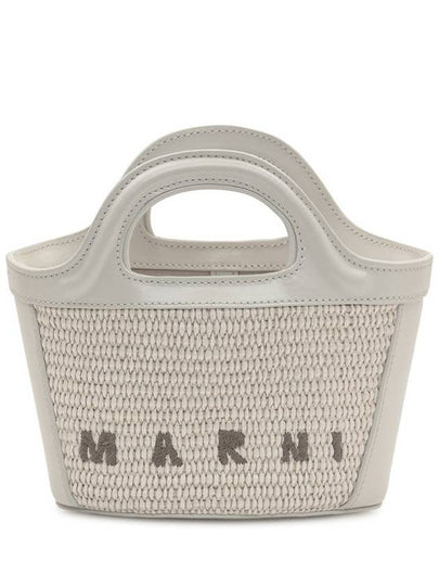 Rattan Micro Tropicalia Cross Bag White - MARNI - BALAAN 2