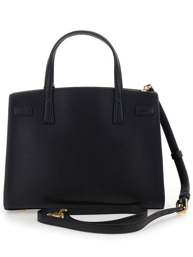 Robinson Small Tote Bag Black - TORY BURCH - BALAAN 3