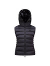 Aliterse Down Vest Black - MONCLER - BALAAN 1