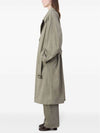 Tibetan Tumbled Cotton Trench Coat Light Olive - LEMAIRE - BALAAN 5