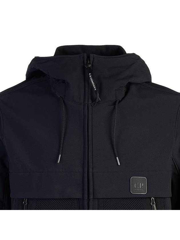 Men's Metropolis Shell Hooded Jacket Black - CP COMPANY - BALAAN 5