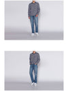 Fox Head Patch Regular Marin Long Sleeve T Shirt Navy Stripes - MAISON KITSUNE - BALAAN 6