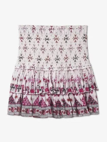 Naomi Skirt White JU0022FAA1J53E20WH - ISABEL MARANT - BALAAN 1