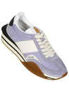 Logo James Panel Low Top Sneakers Lavender - TOM FORD - BALAAN 2