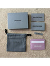 Cash Logo Card Wallet Powder Pink - BALENCIAGA - BALAAN 6