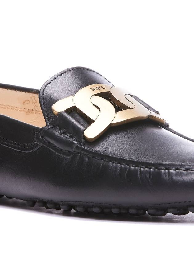 Women's Kate Gommino Leather Driving Shoes Black - TOD'S - BALAAN 7